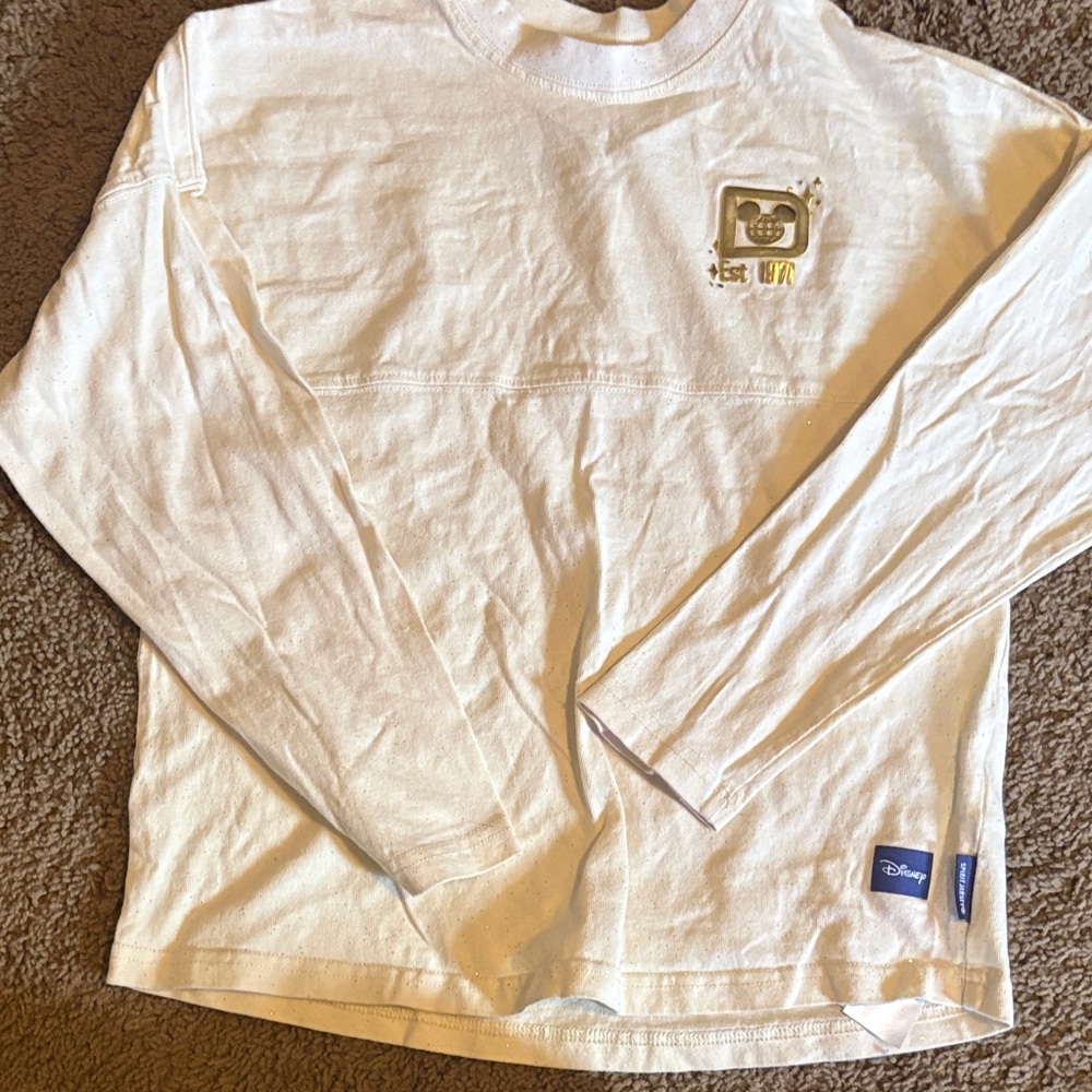 Disney Kids White Long Sleeve Tee